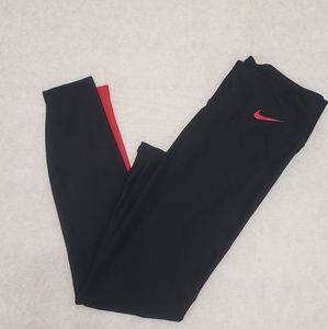 Nike Black and Red leggins